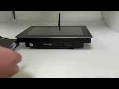 Açık Çerçeve 10.1 Inch Endüstriyel Dokunmatik Ekran Duvar Monitörü Tüm Bir PC'de Montajlı