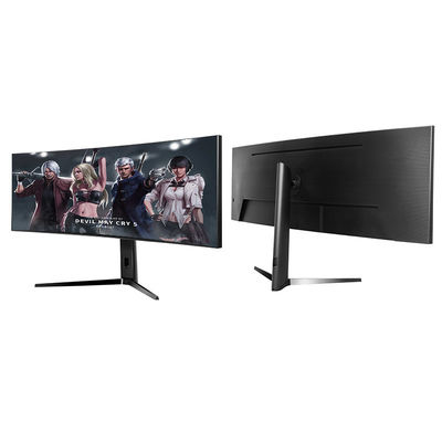 Eğri 49 Inç 5k Yüksek çözünürlüklü LCD Monitörler 75hz Oyun Monitörleri