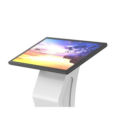 Yer Standı Etkileşimli LCD Dijital İşaret Reklam Ekranı Totem Wayfinding 32 43 49 50 Inch Dokunmatik Ekran