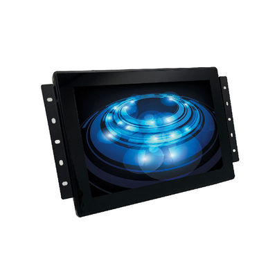Özel 10.1 Inch LED Monitör Kapasitatif Dokunmatik Ekran 1280x800 Çözüm 300NITS Parlaklık Siyah