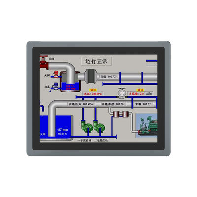 15 Inch Multi-Touch 1024x768 Kapasitif Dokunmatik Ekran Monitörü ile Dokunmatik Monitör IP65 Endüstriyel Monitör