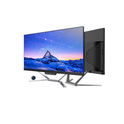 Ofis Bilgisayarı X86 Beyaz Taşınabilir 24 Inç Tek Masaüstü Bilgisayar