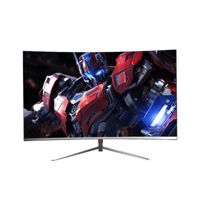 1920 X 1080 Oyun LED Monitörler 27 Inch Eğri Monitör 75hz Bilgisayar Ekranı Monitörü