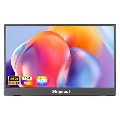 Fabrika 15.6 Inch Portatif Monitör 1920*1080P Oyun Ekranı Monitörü Laptop Ps4/5 ile