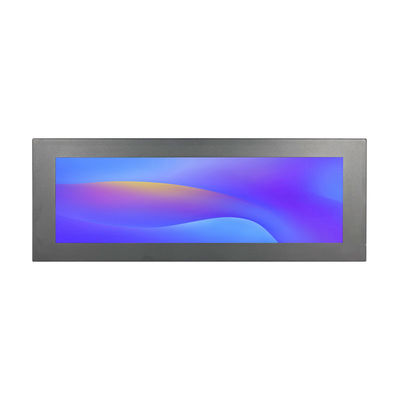 14.9 Inch Ultra Strip Wide Stretched Bar Ticari Monitör Ekranı Dijital İşaret LCD Reklam Ekranı
