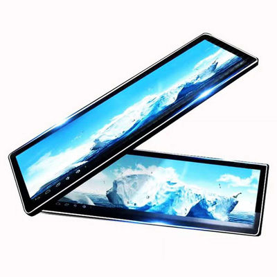 Dijital Tabela raf Kenar Reklam Ekranı Android Ultra Geniş Eğitimli Bar LCD Ekran Ekranı Süpermarket için