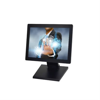 OEM 15 Inç Dokunmatik Ekran Monitörü POS için Stand Plastik Kabuk IPS Panel ile