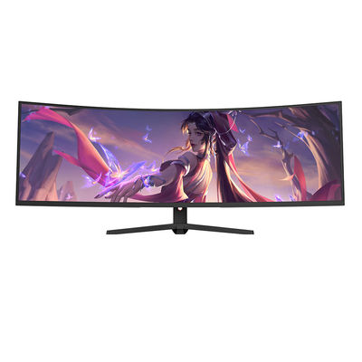 49 Inç Ultra Geniş Eğri Monitör 1MS 4K 144HZ 21:9 VA FHD LED Bilgisayar Masaüstü Oyun Monitörü